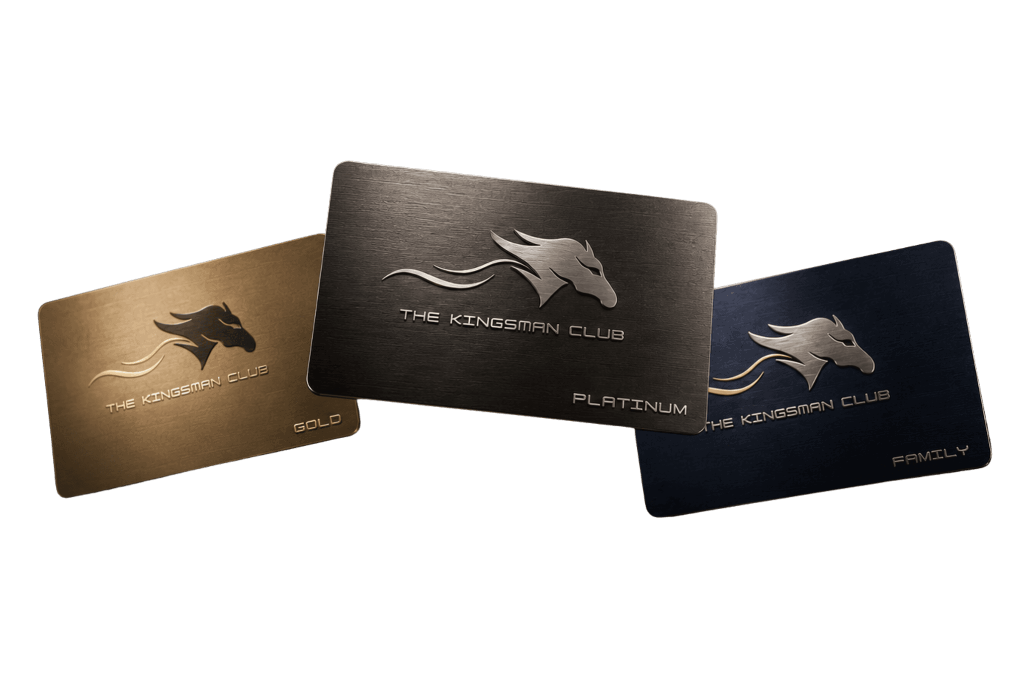 The Kingsman Club membership cards